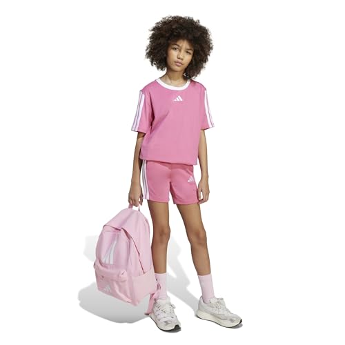 adidas Girl's Essentials T-Shirt, pink Fusion/White, 13-14 Years