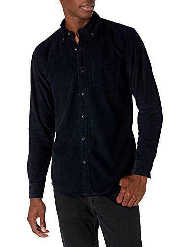 Goodthreads Men's Slim-Fit Long-Sleeve Corduroy Shirt, -navy, Large Goodthreads Men's Slim-Fit Long-Sleeve Corduroy Shirt, -navy, Large