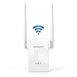 JOOWIN Repetidor WiFi 300Mbps Amplificador WiFi, 2,4 GHz Amplificador de señal WiFi Range Extender Compatible con enrutador/Ap/repetidor/Modo Puente con WPS, Puerto Ethernet