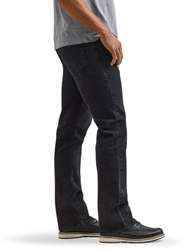 Rock & Republic Men's Mid-Rise Bootcut Jean, Black Out, 34W x 34L2