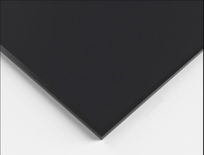 Black Vinyl Faced Suspended Ceiling Tiles, 595 x 595mm, Wipeable, Pack of 8