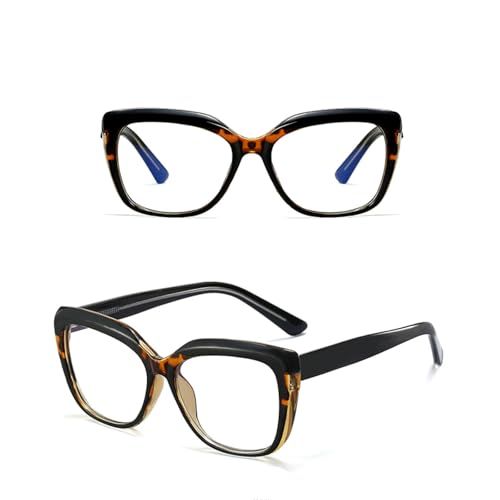 Tr90 Spring Hinge Women Glasses Frame Clear Eyewear Men Leopard Shades4