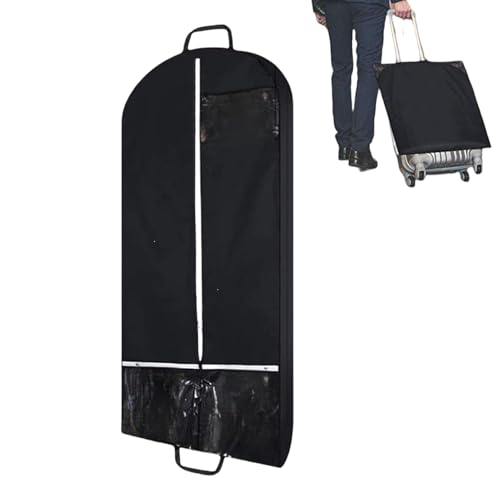Fundas Para Trajes De Caballero Viaje,Bolsas Porta Vestuario Para Almacenamiento - Organizador Grande de Almacenamiento con Bolsillos para Vestidos Abrigos Camisas Organizacion para Mujeres y Hombres