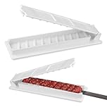 Plastic Kebab Maker Machine - Manual Kabob Mould Reusable Easy Kabob Maker Perfect for Barbecue Party and Outdoor Activities