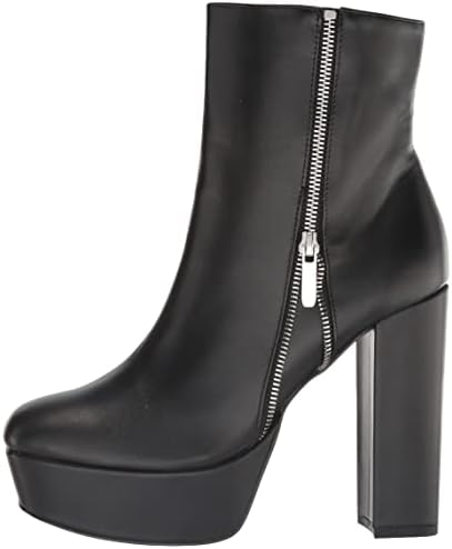 Nine West Women's Kerri3 Ankle Boot, Black Leather, 9.5 | Image 7
