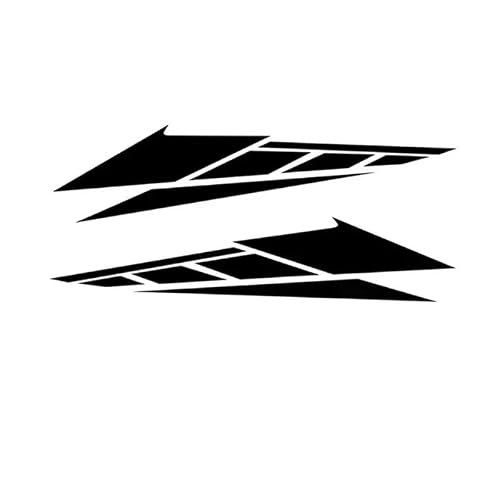 1 Pair Motorcycle Tail Box Decals Decorative Sticker Reflective Anti Scratch Stickers Tank Pad(Color4)