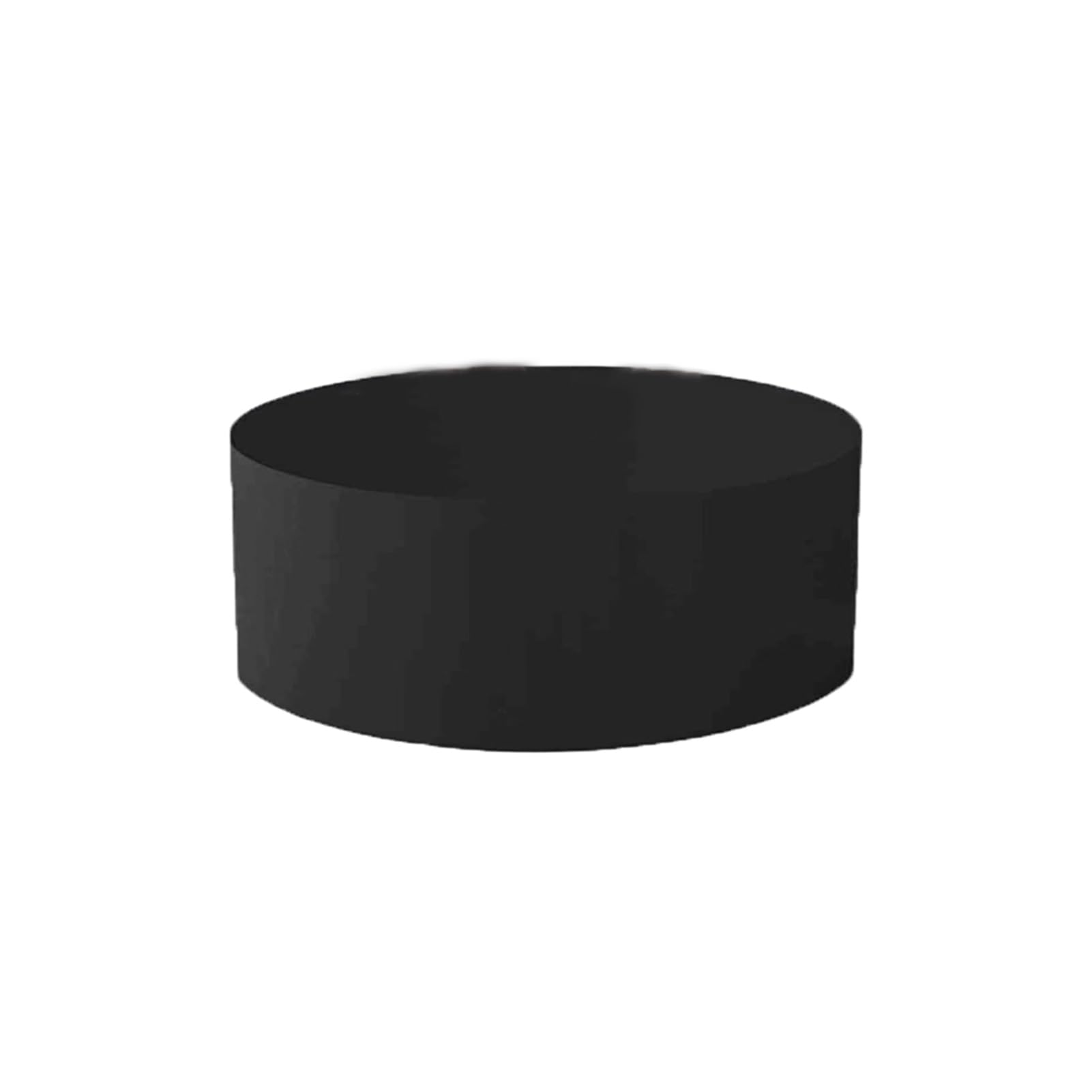 Socle rond noir 80x20 cm pour magasin de vêtements et d'événements
