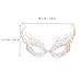 OATIPHO Rhinestone Party Mask and Simple Alloy Headband, Fashion Face Decoration for Women, Elegant Ball Masquerade Accessory, Suitable for Evening and Costume Events Random Color