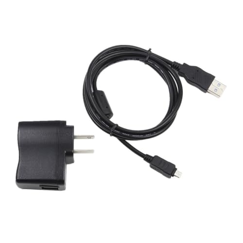 Byikti USB AC Adapter & USB Cord for Panasonic Lumix Cameras