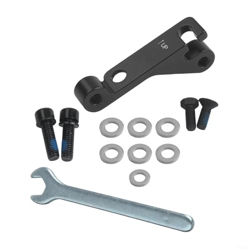 Bike Brake Caliper Mounting Adapter IS to Flat Mount Converter CNC Machined Aluminum Alloy for 160mm/180mm Discs