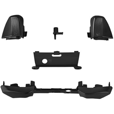 Csvrzuwo LB RB Bumper Button Replacement Kit for Elite 2 Controller, Elite Series 2 Controller Accessories LT RT Trigger Buttons Repair Parts Black