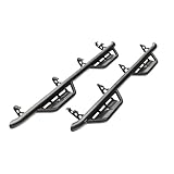 N-Fab Podium LG Steps | Textured Black, Wheel-to-Wheel | HPJ1980T-TX | Fits 2020-2023 Jeep Gladiator (JT) 4 Door All Beds, SRW Gas