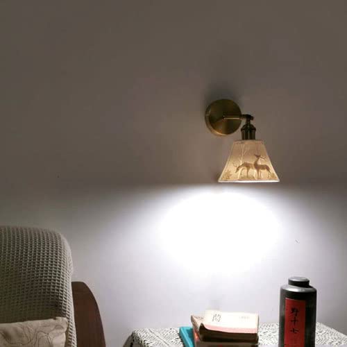 Lámpara de pared con patrón de ciervo para iluminar rincones oscuros 8