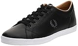  Fred Perry Men\'s Baseline Sneakers Leather Black in Size 46
