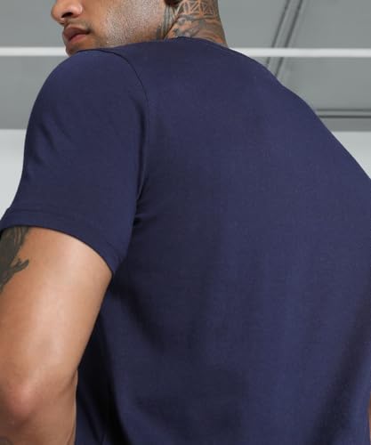 Image of Puma Men Cotton Graphic Print Slim Fit T-Shirt