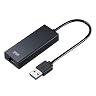 サンワサプライ USB - CVLAN 5 BK