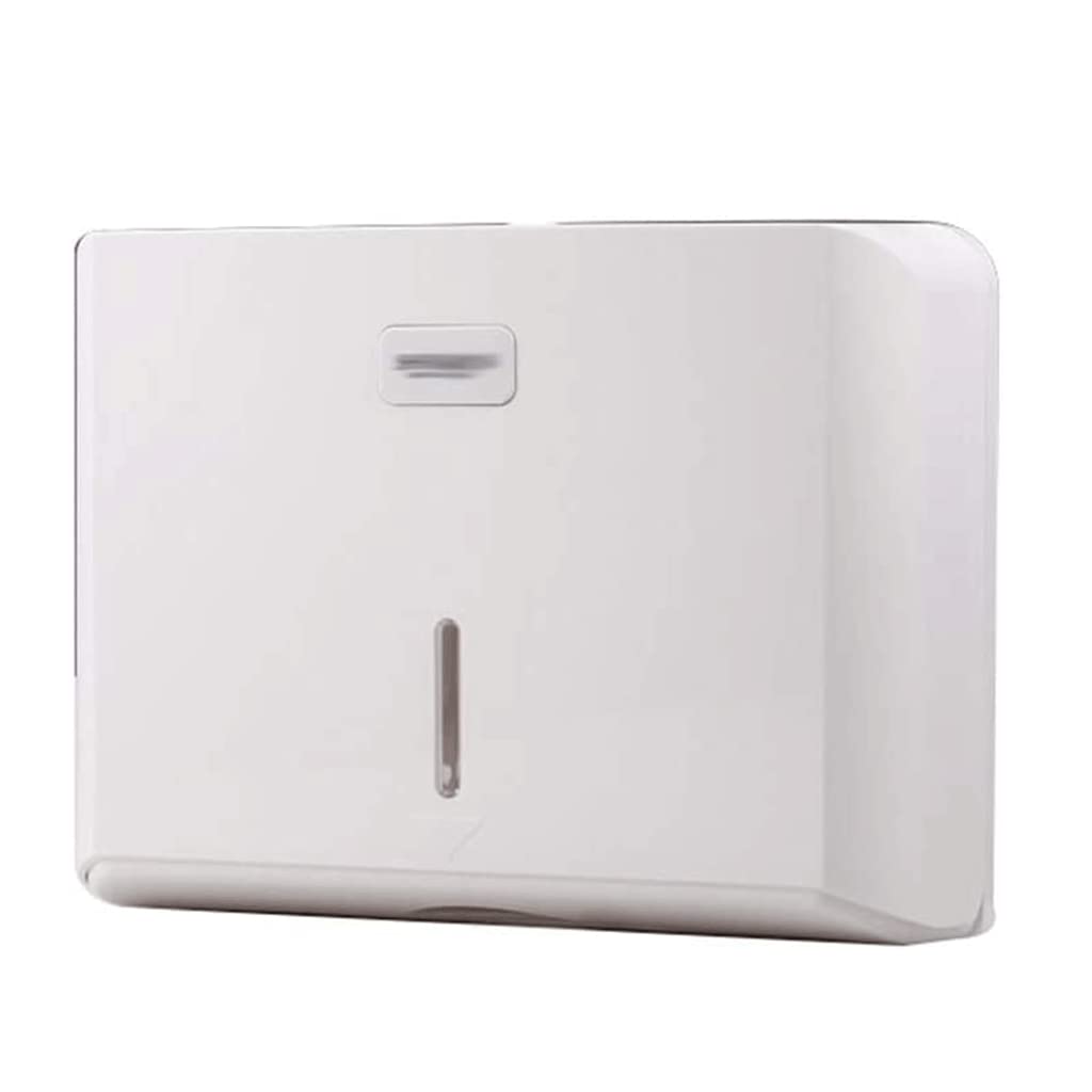 Toallas Despachador Dispensador de toallas de papel Montaje en pared Dispensador de toallas de mano a prueba de agua Soportes de toallas de papel comerciales Caja de pañuelos con cerradura práctico