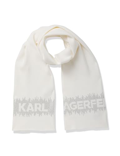 KARL LAGERFELD womens Krystal Karl Sparkle Super Soft Scarf