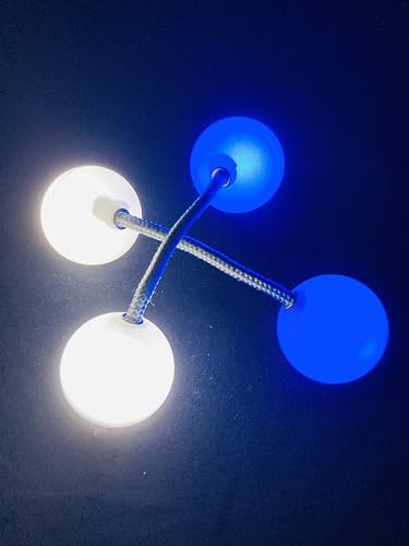 ���C�g�A�b�v�A�T���g �u���[ x �z���C�g L(5cm)(CANDELATO) / Light up Asalato Blue x White