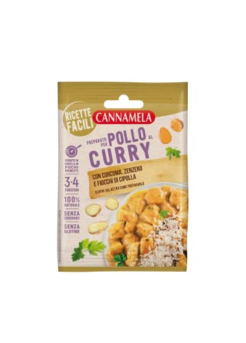  Preparato per Pollo al Curry, con Curcuma, Zenzero e Fiocchi di Cipolla 