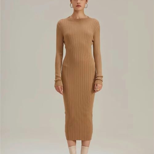 Robe tricotée extensible sans déformation pour une coupe ajustée - 3