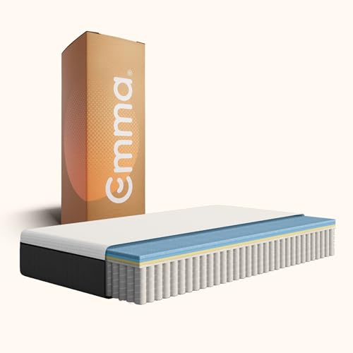 Emma Original Pro Matratze 90x200 cm – 27 cm Hybridmatratze mit 7-Zonen-Taschenfederkern, ThermoSync® Kühltechnologie & Waschbarer Matratzenbezug...