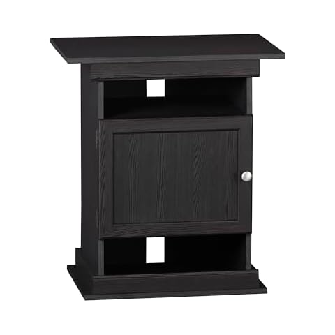 Ollie & Hutch Flipper 10/20 Gallon Aquarium Stand, Black Oak Cover