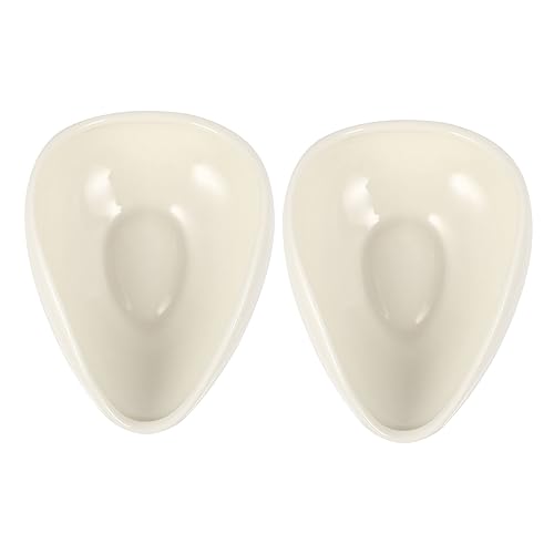 SHOWERORO 2-piece Ceramic Tea Scoop Ideal for Loose Leaf Tea House Accessory Spoon Shovel Scoop Loose Vintage Spoon