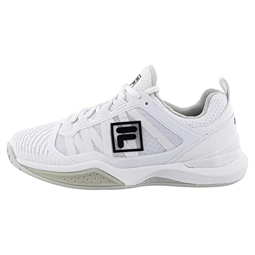 Fila Women`s Speedserve Energized Tennis Shoes White and Black4
