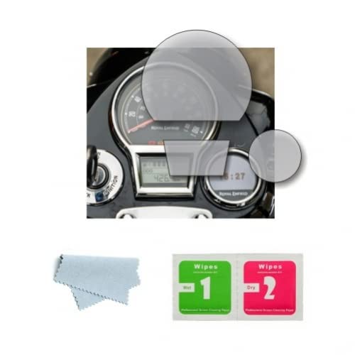 Glass 9H Nano Speedometer Screen Protector Scratch Guard Compatible With Royal Enfield Reborn Classic 350 2022+