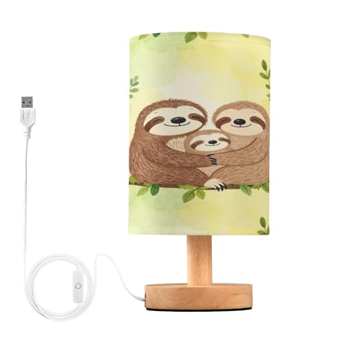 Veilleuse de chevet aquarelle paresseux anti cauchemar enfant