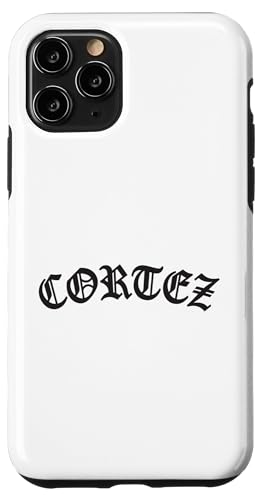 CORTEZ �c�� Surname Street �A�[�`�^���^�����O �z���C�g �X�}�z�P�[�X iPhone 11 Pro �p