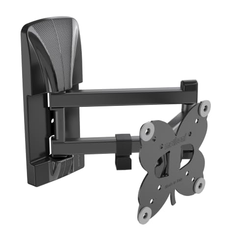 Meliconi Slimstyle Plus 100 SDR, Supporto TV a Doppio Braccio da Parete