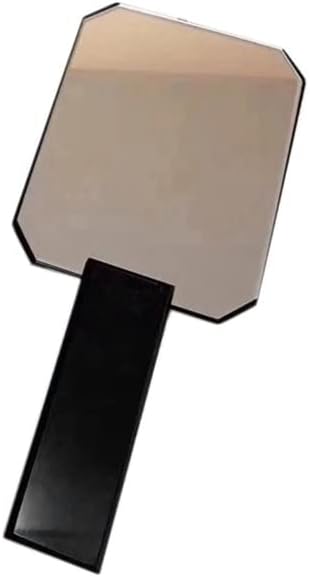 Handheld Cosmetic Mirror Dressing Salon Barbers Beauty Hair Hairdressers Professional Salon Barbers Mirror - (Color: Black)
