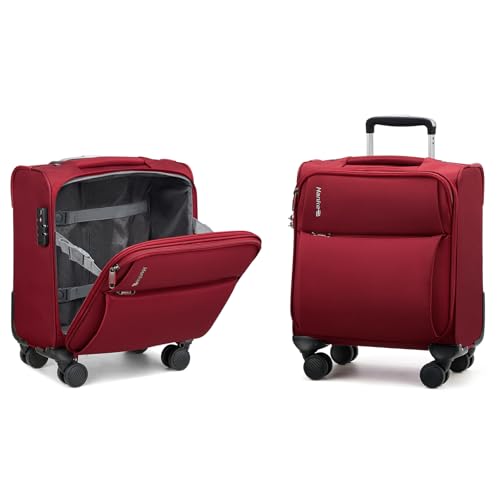 Image of Hanke Underseat Carry On Luggage with Wheels, Small Suitcase, Rolling Bag