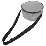 SOPOTUTU Bolsa para Discos de Golf Ligera y Compacta con Correa para Hombro Almacenamiento Práctico para Discos Voladores y Accesorios Deportivos para Golfistas y Principiantes Color Gris