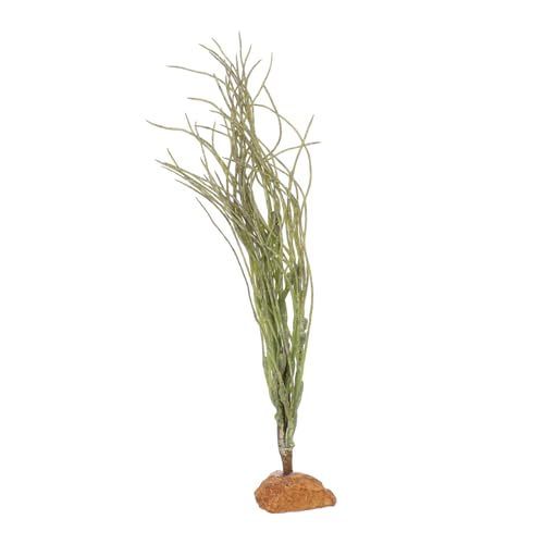 balacoo Easy Install Resin Reptile Decor Plants for Bearded Dragon Tank Gecko Fish Bowl and Aquarium