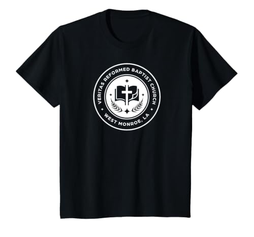 Veritas Reformed Baptist Church T-Shirt, Youth, Black, Medium