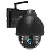 Produktbild HiSMAHO 1080P IP Kamera Outdoor, WLAN PTZ Überwachungskamera Aussen, 5X Optischer Zoom Schwenkbar Sicherheitskamera mit Metallschale, 30m IR Nachtsicht, Wasserdicht IP66, 2-Wege-Audio, SD Kartenslot