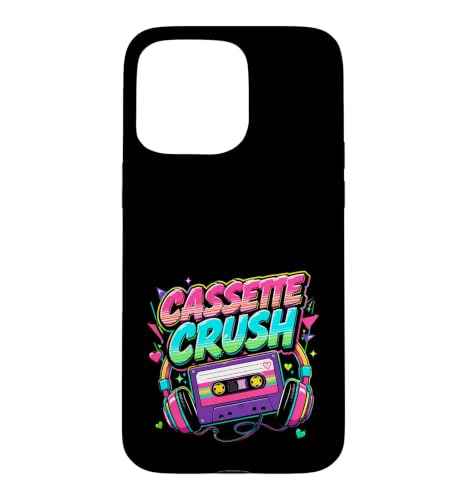 Casette Crush 80�N��R�X�`���[�� �X�}�z�P�[�X iPhone 15 Pro Max �p