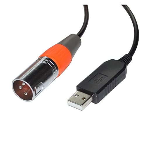 F1T`D2I FT232RL USB  XLR 3PIN IXA_v^[Ro[^[ RS485 VAP[u }ju DPA-A DPA240P DPA260P ɓK(1M,Color B)