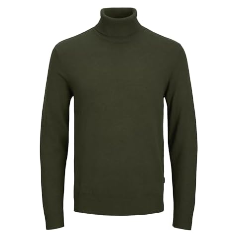 Pull col roulé JACK & JONES Kombu Green Cover