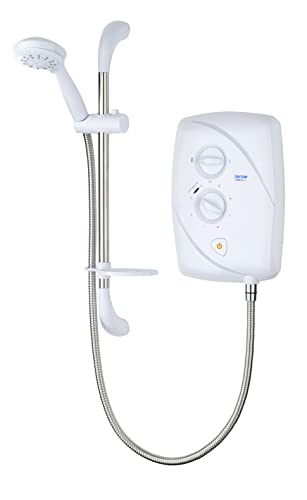 Triton T80 Easi-Fit 9.5kW | Shower Electric | 9.5 kW | WHITE I Electrical Showers | with Showerhead & Anti Twist Hose | Best Electric Shower Units for Bathrooms