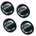 Happy Sales Large Black Pebble Chopstick Rest Set