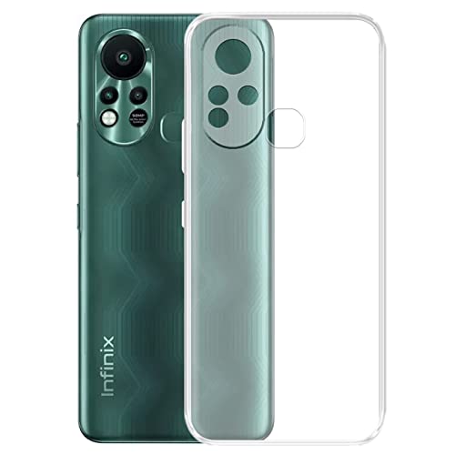 Image of COVERBLACK Silicone Back Cover for Infinix Hot 11S - Transparent