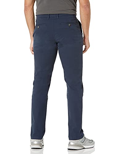 Amazon Essentials Pantalon Kaki Stretch Décontracté Coupe Ajustée Homme, Bleu Marine, 34W / 32L - Image 3