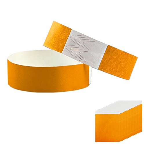 150 pulseras de identificación para eventos, impermeables Tyvek pulseras de papel con cierre...