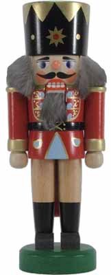 Rudolphs Schatzkiste Chiffre en Bois Montagnes 17,5cm de Casse-Noix de Casse-Noix Rouge foncé du Roi de minerai