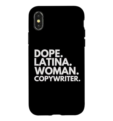 Dope Latina Woman Copywriter Empower Latin Heritage Month �X�}�z�P�[�X iPhone X/XS �p