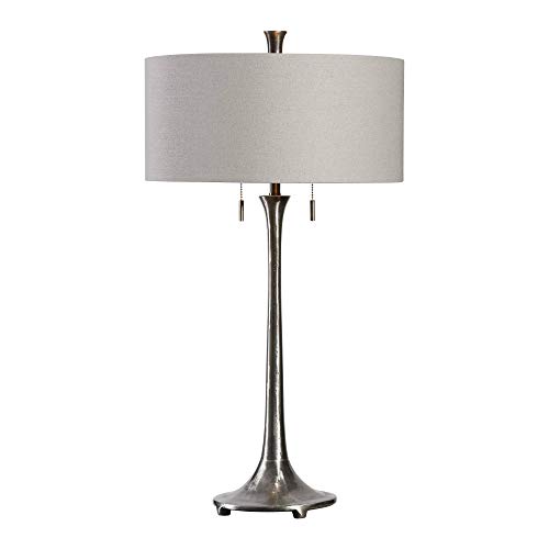 Uttermost Aliso Porous Texture Iron Table Lamp #TOP13